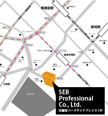 Japan Showroom Map